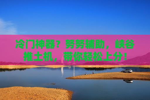 冷门神器？努努辅助，峡谷推土机，带你轻松上分！